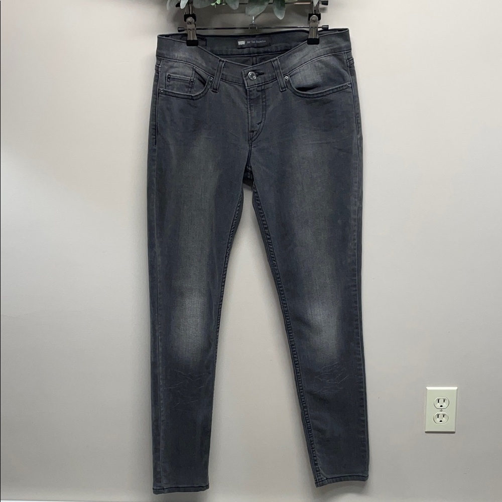Levi’s 524 Too Superlow Skinny Jeans Black Wash W29 L32